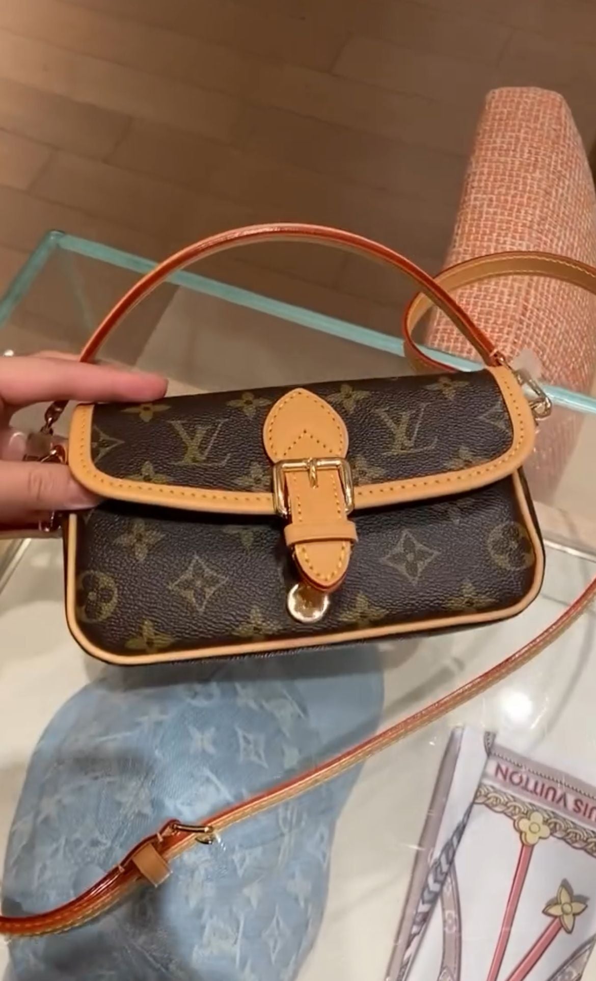 The Diane Nano Satchel - Monogram Canvas | The Structured Classic