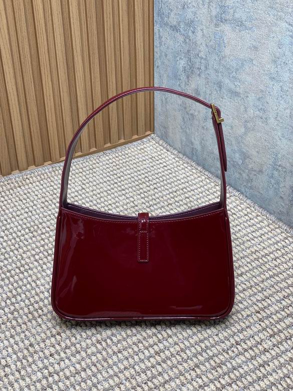 The Le 5 à 7 Hobo - Burgundy Patent | The Viral Icon