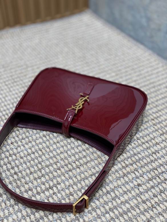 The Le 5 à 7 Hobo - Burgundy Patent | The Viral Icon
