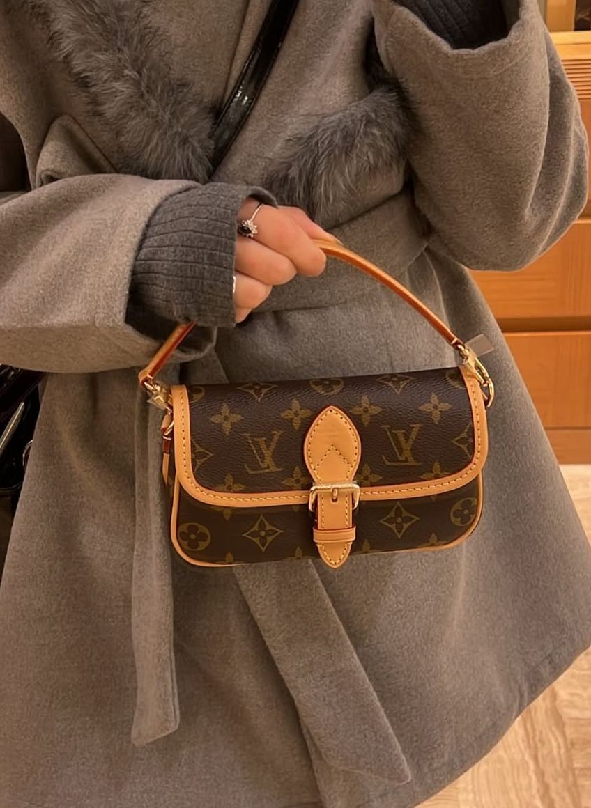 The Diane Nano Satchel - Monogram Canvas | The Structured Classic