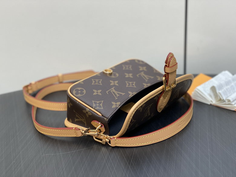 The Diane Nano Satchel - Monogram Canvas | The Structured Classic