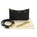 Black Embossed Easy Pouch