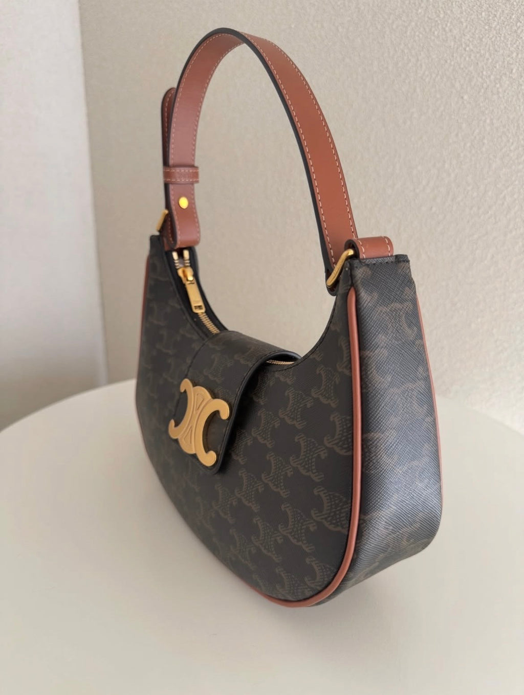 The Ava Crescent Shoulder Bag