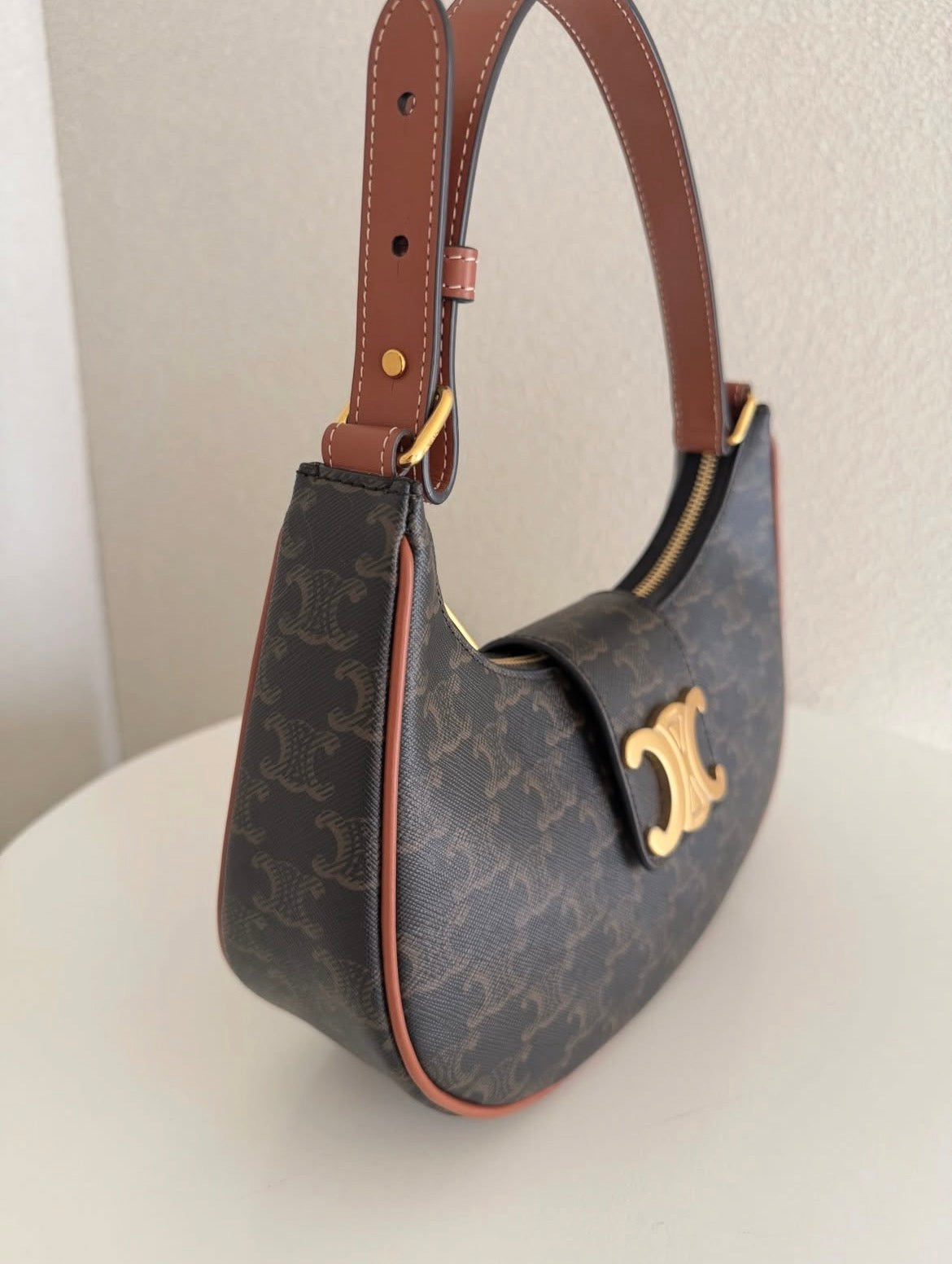 The Ava Crescent Shoulder Bag