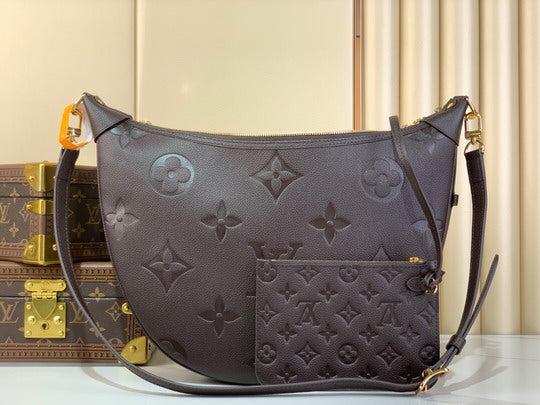 The Loop Hobo - Chocolate Empreinte | The Ultimate Slouchy Shoulder Bag