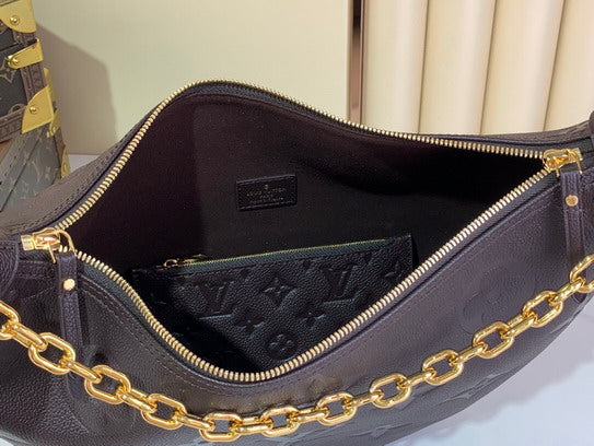 The Loop Hobo - Chocolate Empreinte | The Ultimate Slouchy Shoulder Bag