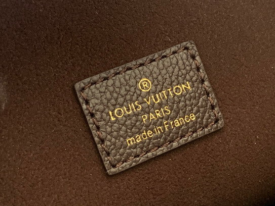 The Loop Hobo - Chocolate Empreinte | The Ultimate Slouchy Shoulder Bag