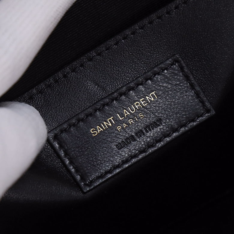 The Envelope Medium Bag - Black Grain Leather | The Corporate Icon