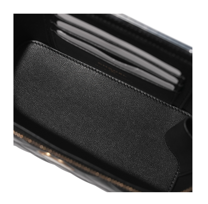 Quilted Top Handle Vanity Case