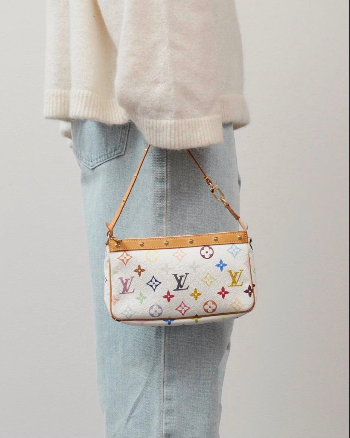 Multicolor handbag
